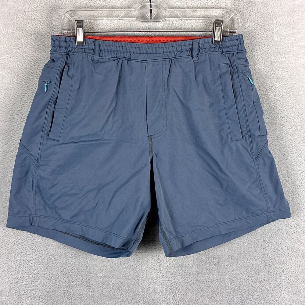 Birddogs Shorts Mens M Gray Lined Elastic Waist Preppy Gym Summer Workout